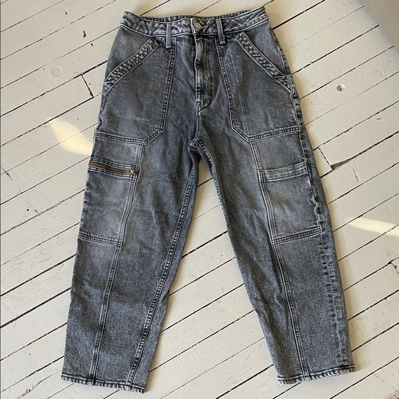 Mother Denim “The Private Zip Pocket Ankle” in Shadow Dancing Size 27
